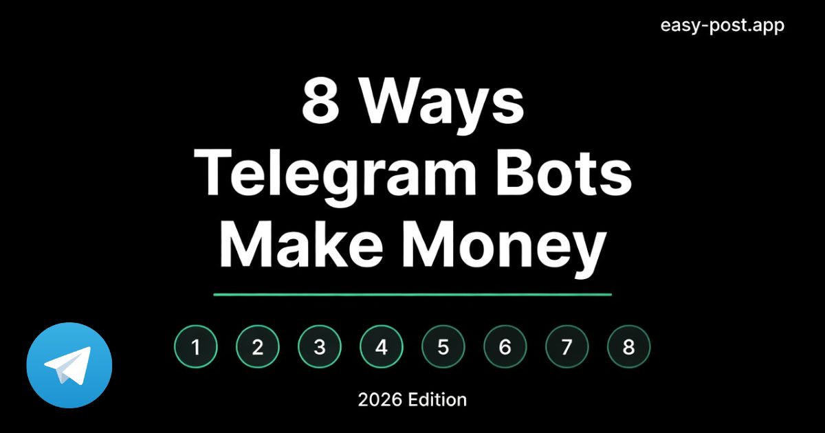 Telegram Bot Business Models: 8 Ways Bots Make Money in 2026