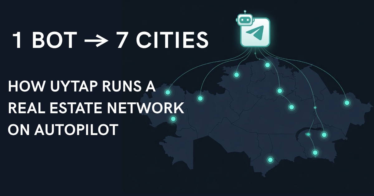 UyTap Case Study: 7 City Channels, 1 Bot, Zero Manual Routing