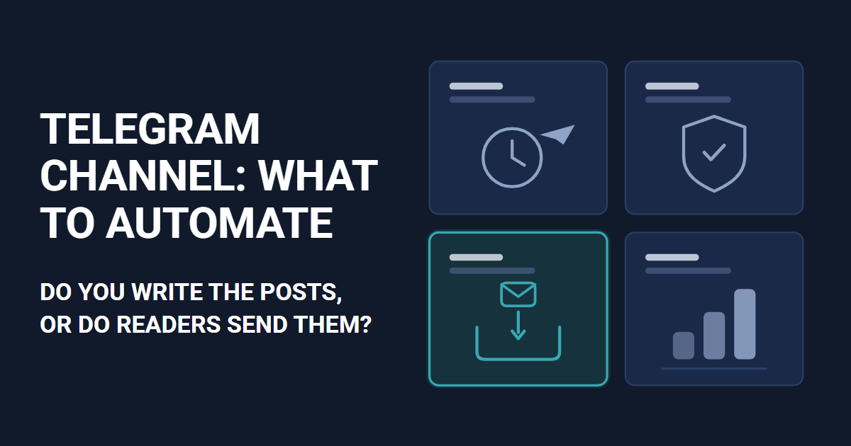 Telegram Channel Bots: What to Automate
