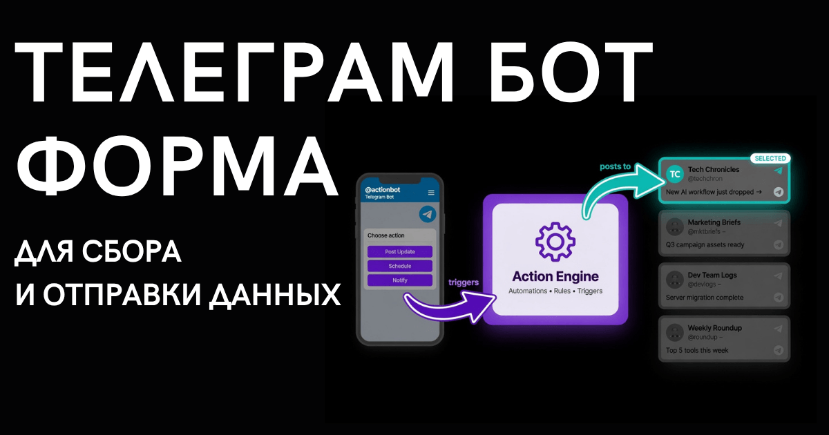 Форма для телеграм бота: как собирать заявки и маршрутизировать данные в 2026